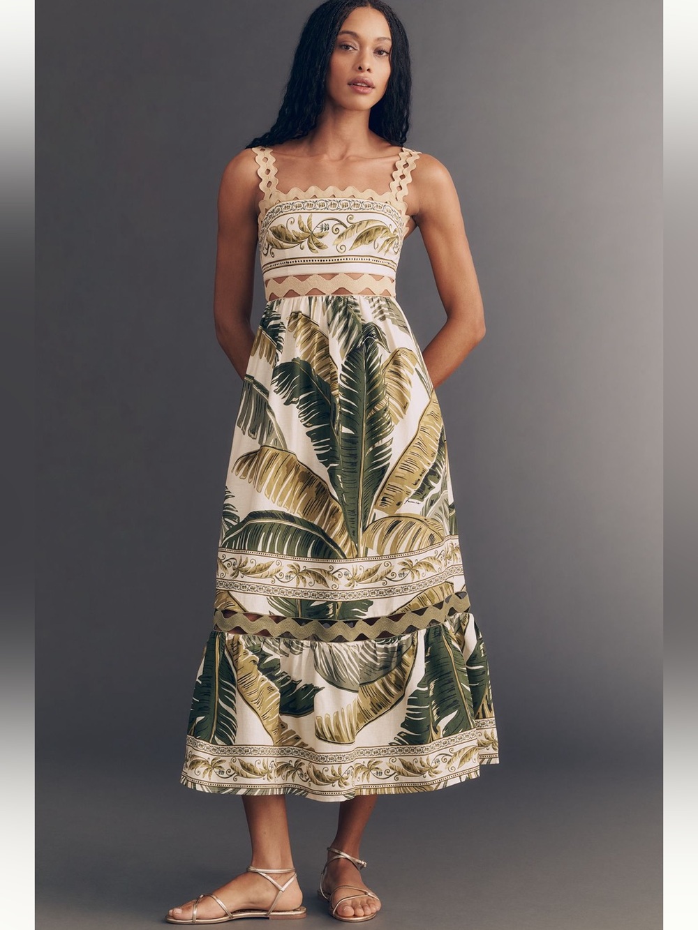 Farm Rio Trancoso Midi Dress